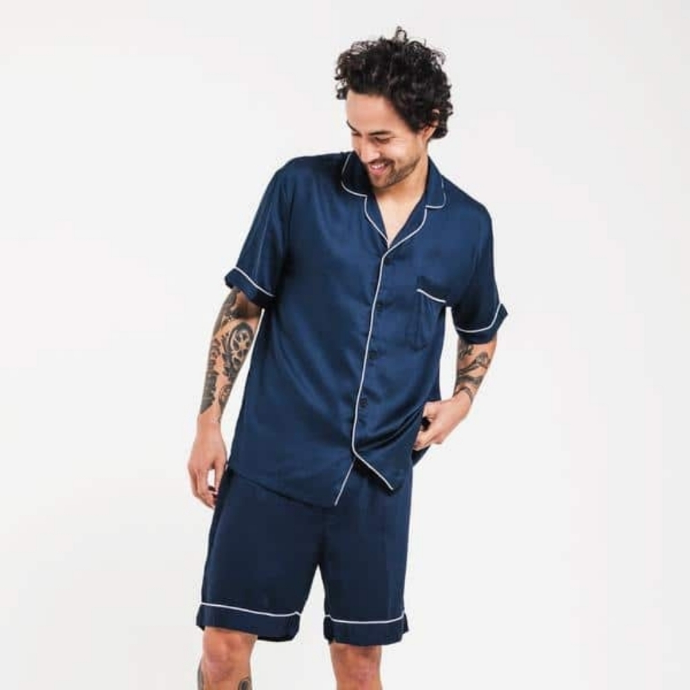 Ettitude Button-up Pajama Top